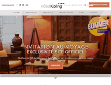 Tablet Screenshot of hotelkiplinggeneva.com